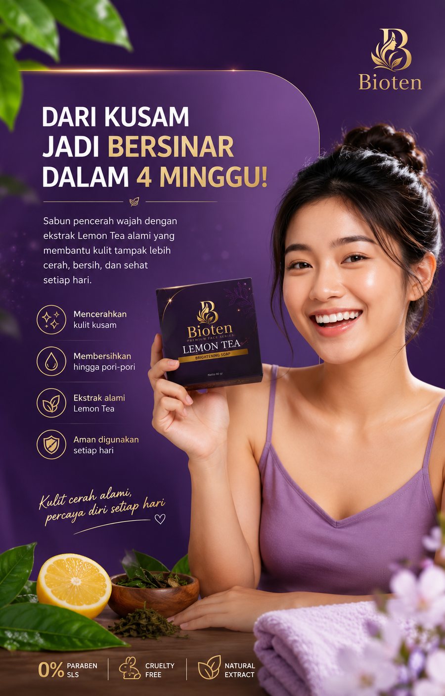 Contoh konsep Instagram Bioten, dari kusam jadi bersinar